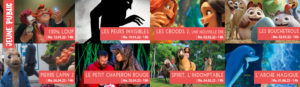 Banner avec des images qui reprend les évènements pour le jeune public